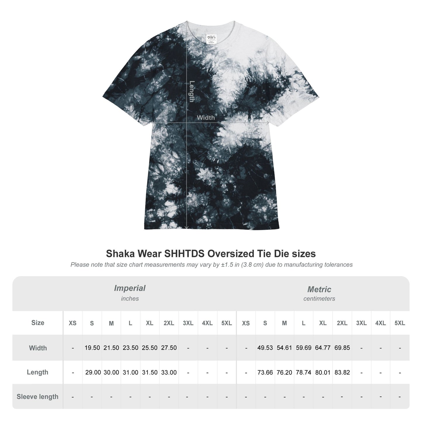 Embroidered Abolish ICE x Shaka Wear Tie Dye Tee