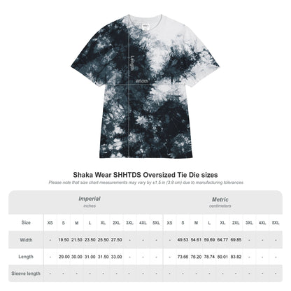 Embroidered Abolish ICE x Shaka Wear Tie Dye Tee