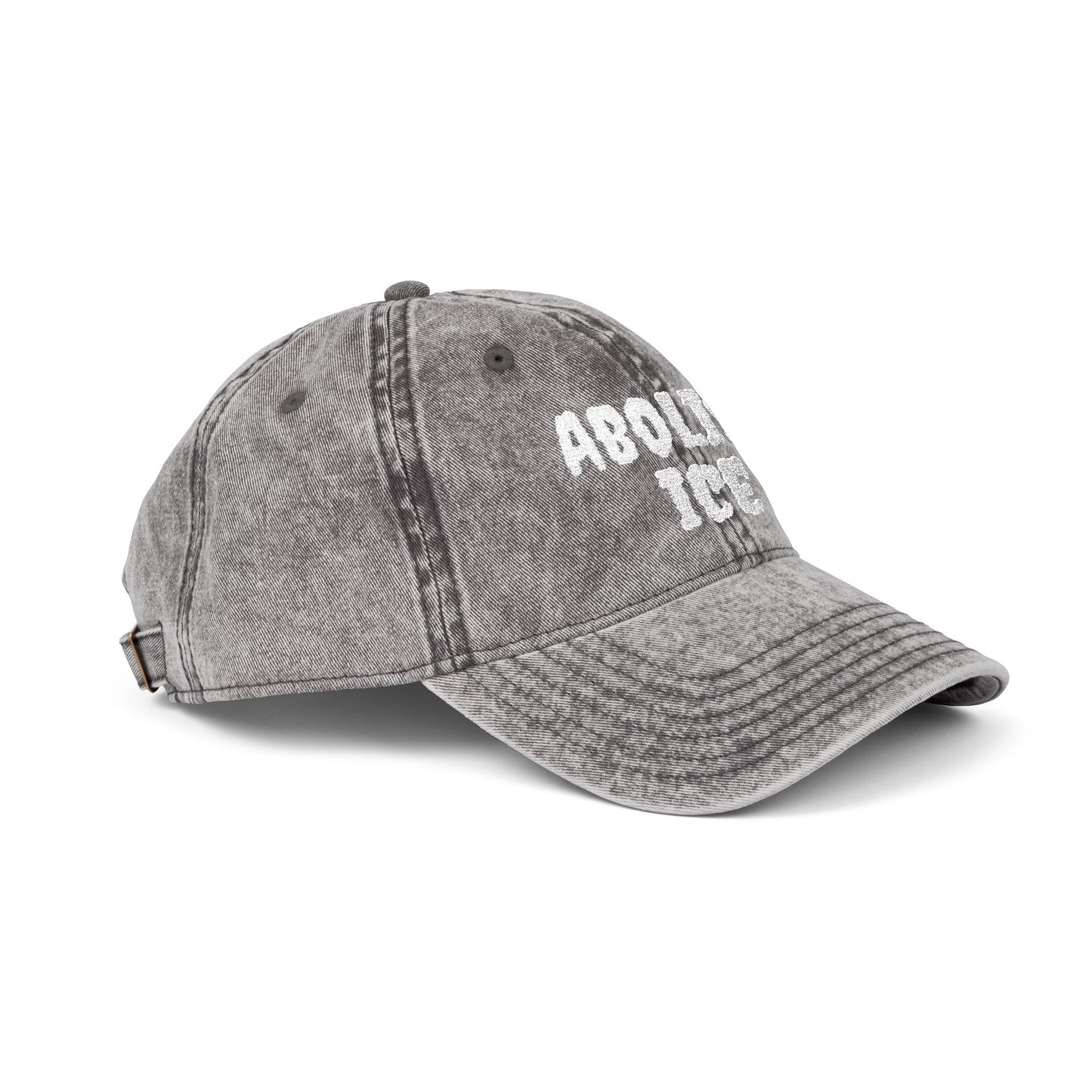 Abolish ICE Vintage Washed Dad Hat