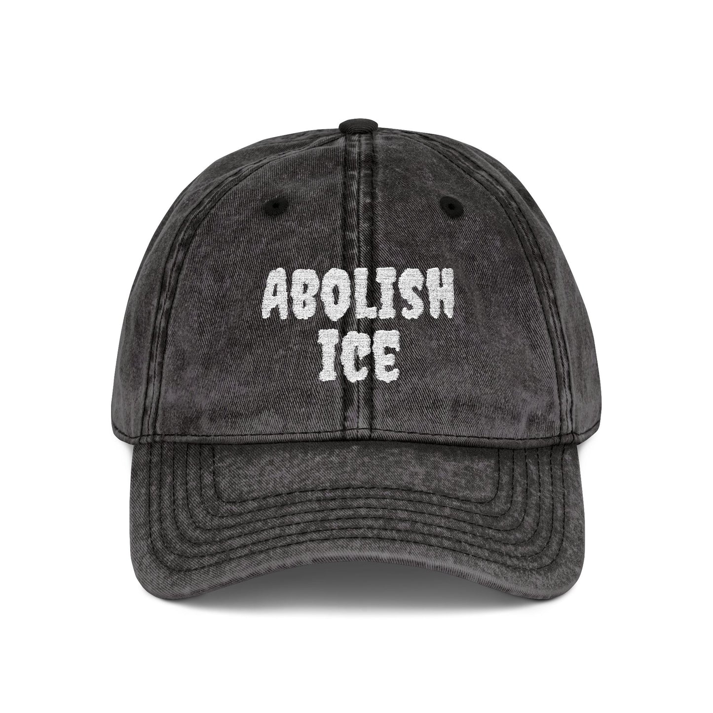 Abolish ICE Vintage Washed Dad Hat