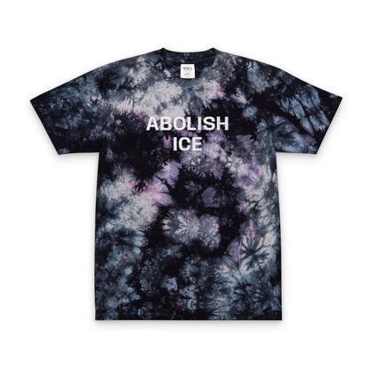 Embroidered Abolish ICE x Shaka Wear Tie Dye Tee