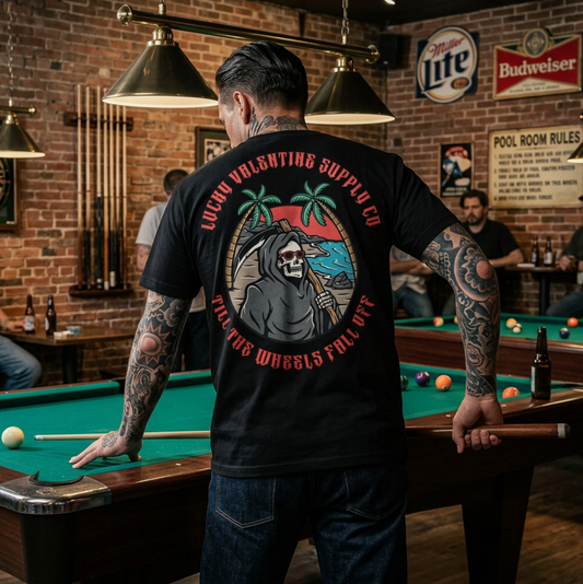 Till The Wheels Fall Off T-Shirt BLK [VF]