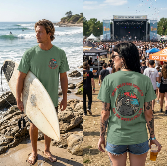 Till The Wheels Fall Off T-Shirt GRN [VF]