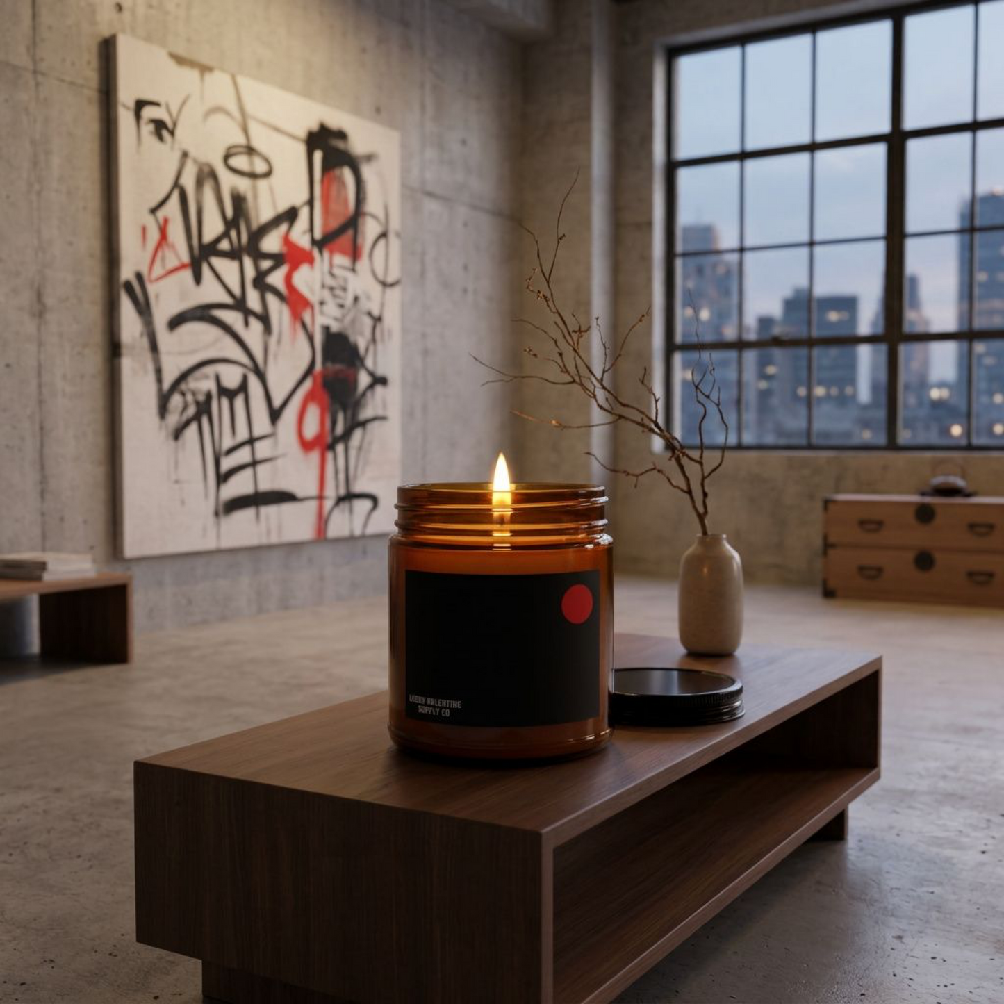 Minimal Rising Sun Candle (4oz & 9oz)