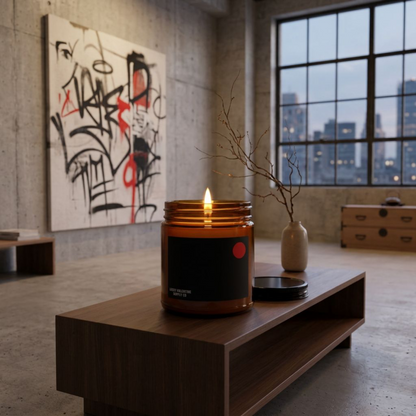 Minimal Rising Sun Candle (4oz & 9oz)