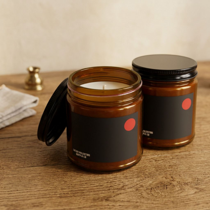 Minimal Rising Sun Candle (4oz & 9oz)