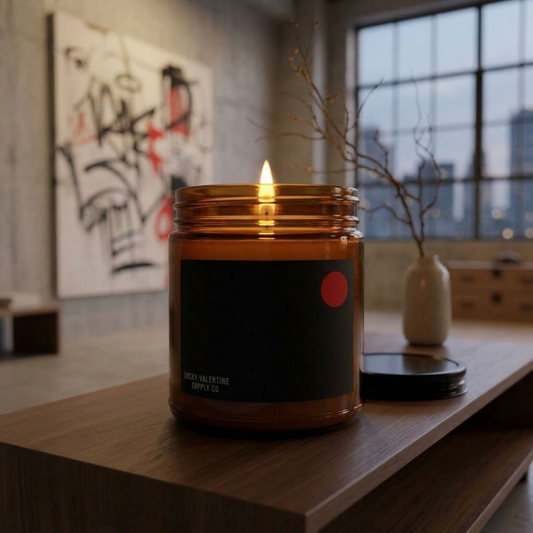 Minimal Rising Sun Candle (4oz & 9oz)