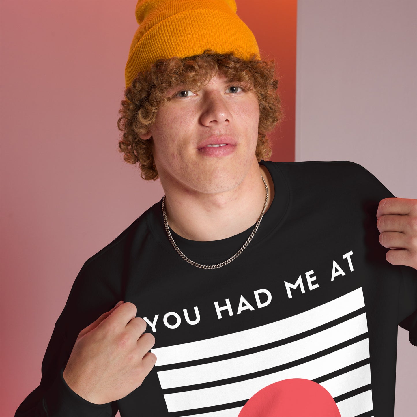 YOU HAD ME AT CREWNECK